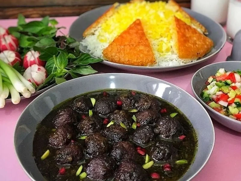 خورشت داوود پلو